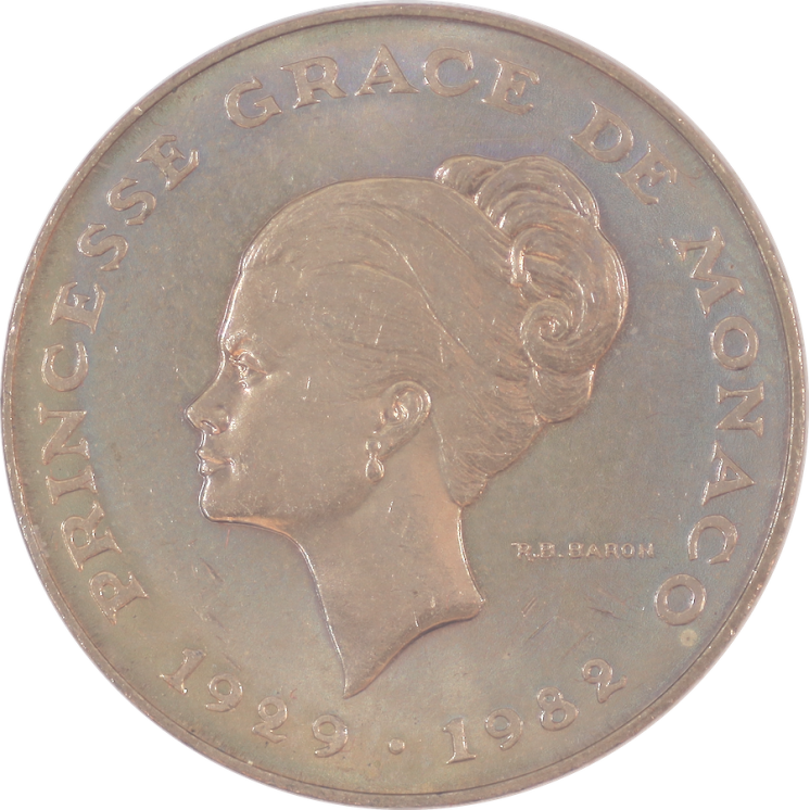 Monaco - 10 Francs Grace Kelly, 1982