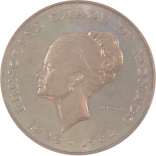Monaco - 10 Francs Grace Kelly, 1982