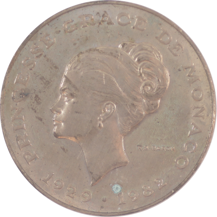 Monaco - 10 Francs Grace Kelly, 1982