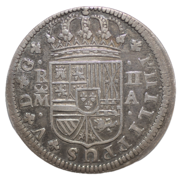 Espagne - Philippe V 2 Réales 1721 Madrid (KM296)