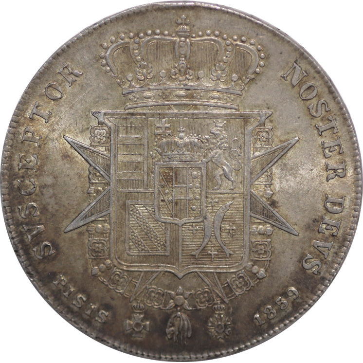 Italie, Toscane - Leopold II 1824-1859 Francescone