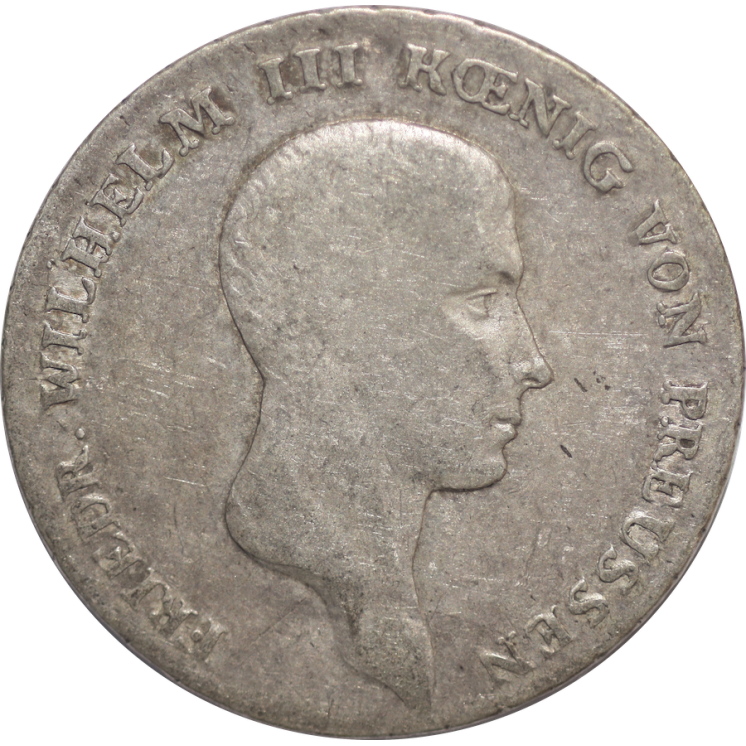 Allemagne, Prusse - Wilhelm III, 1814, 1 Reich Thaler