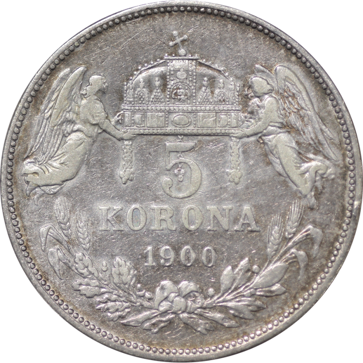 Hongrie - Ferecz Jozsef, 5 Korona, 1900