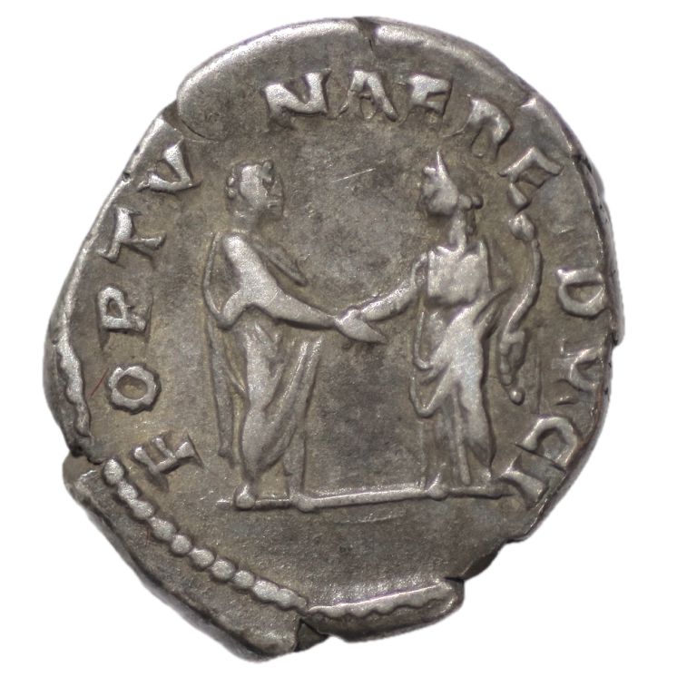 Rome - Hadrien (96-138), Denier, Fortune