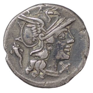 Rome - République Vibbia, 90 av J.C, Denier