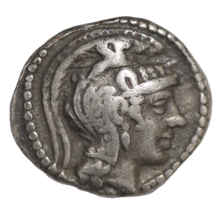 Grèce, Athènes - Drachme stéphanophore, 162-137 av J.C (3,93g)