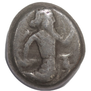 Lydie, Perse - Achéménide Sicle d'argent (475-465 ac J.C)