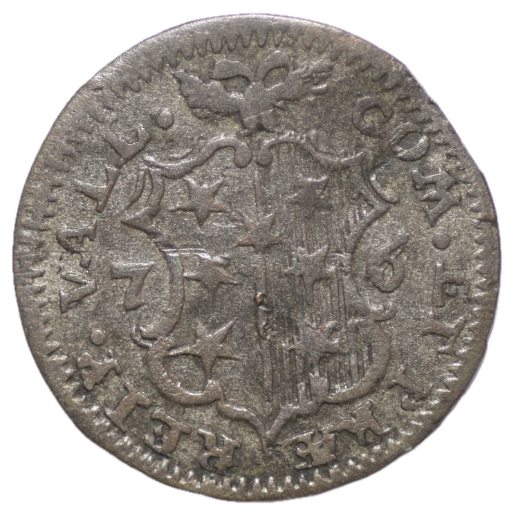 Suisse - Sitten Friedrich au Buel 1/2 Batzen 1776