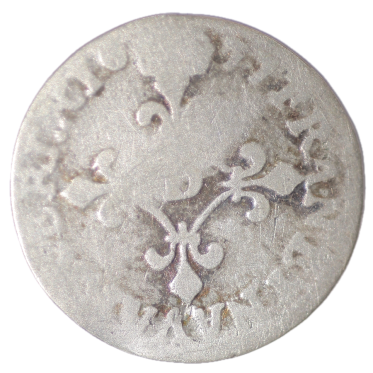 France - Louis XIV 4 sols 1677 D (Lyon)