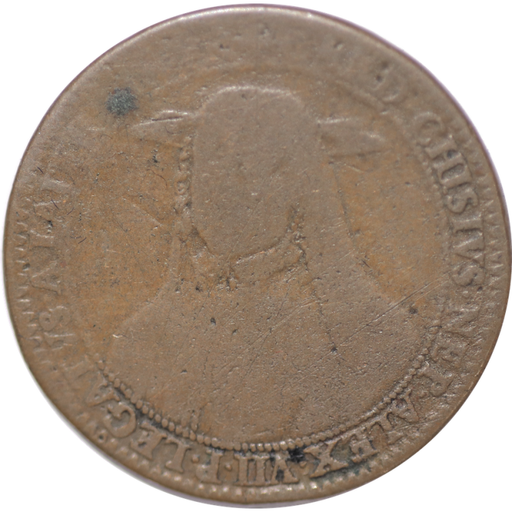 Avignon - Jeton de visite à Paris, Cardinale Flauro Ghigi (1657-1668)