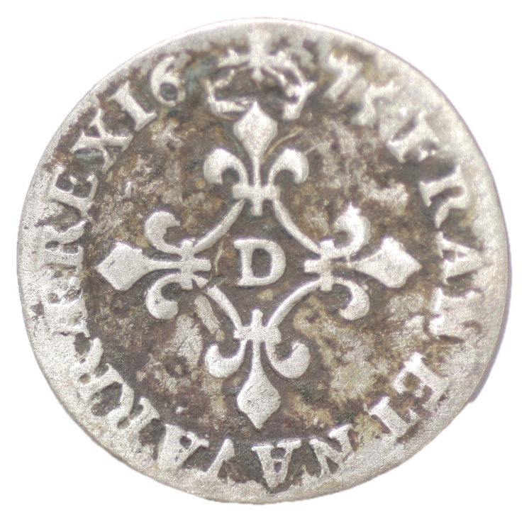 France - Louis XIV 4 sols 1675 D (Lyon)