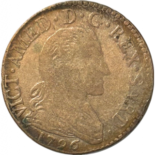 20 Soldi 1796 Sardaigne Argent