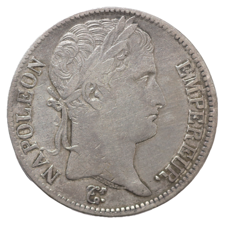 France - Napoléon Ier 1804-1814 5 Francs 1814 Q (Perpignan)