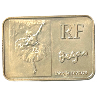 1/4 d'Euros en argent BU 2007 Edgar Degas