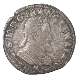 France - Henri IV, Demi Franc 1604 M (Toulouse)