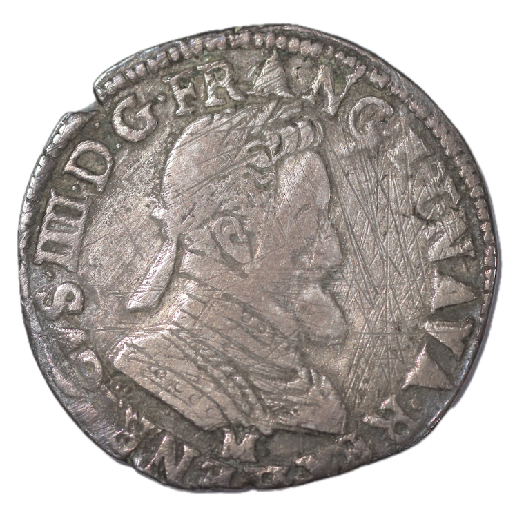 France - Henri IV, Demi Franc 1604 M (Toulouse)