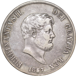Italie - Ferdinand II, Piastre de 120 Grana 1857