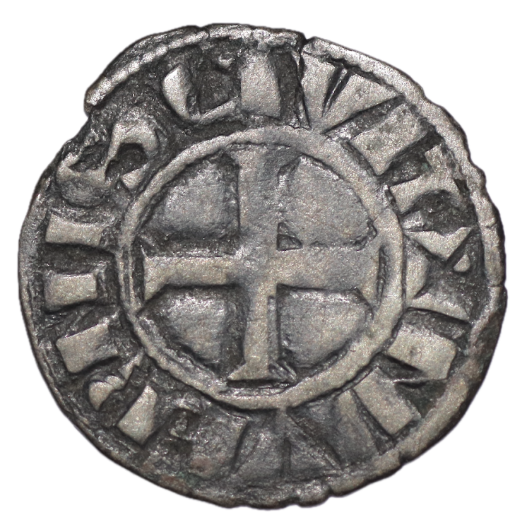 France - Comté de Nevers, Mahaut II Denier