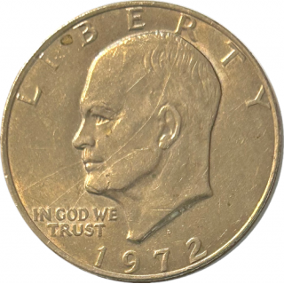 One Dollar 1972 Eisenhower