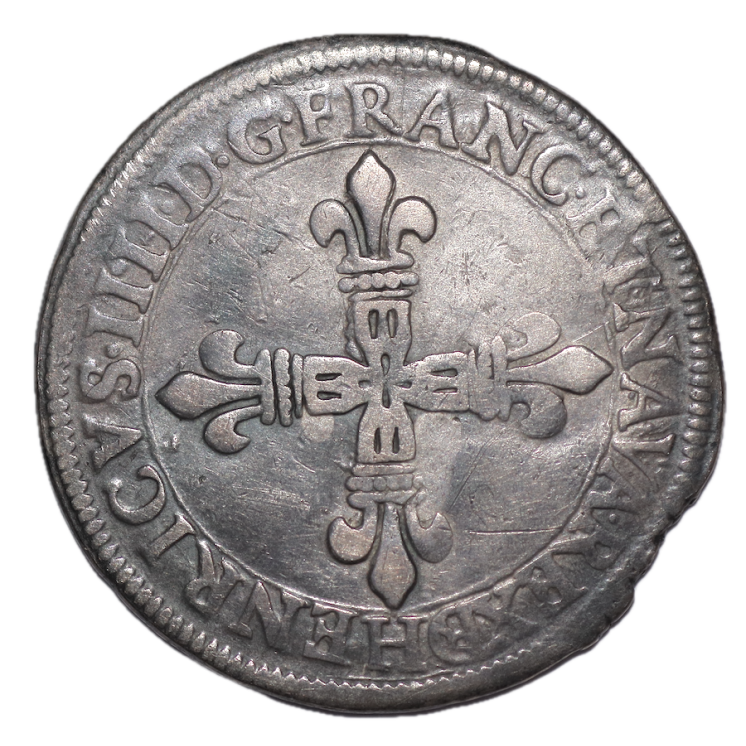 France - Henri IV, 1/4 d'Ecu 1594 du Béarn