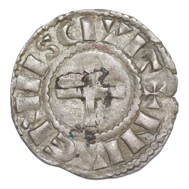 France - Nivernais, Monnayage au nom de Guy Ier, Denier