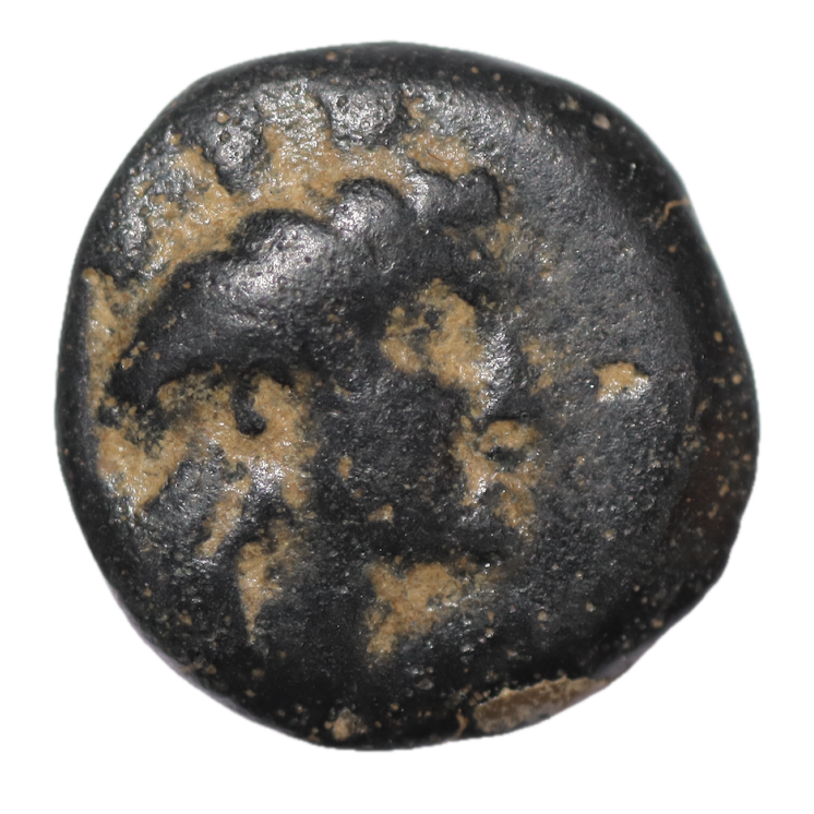 Phénicie - 137-127 av. J.-C. Bronze, Tête de Tyché