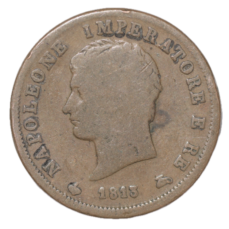 Italie - Napoléon Ier, Soldo, 1813, M