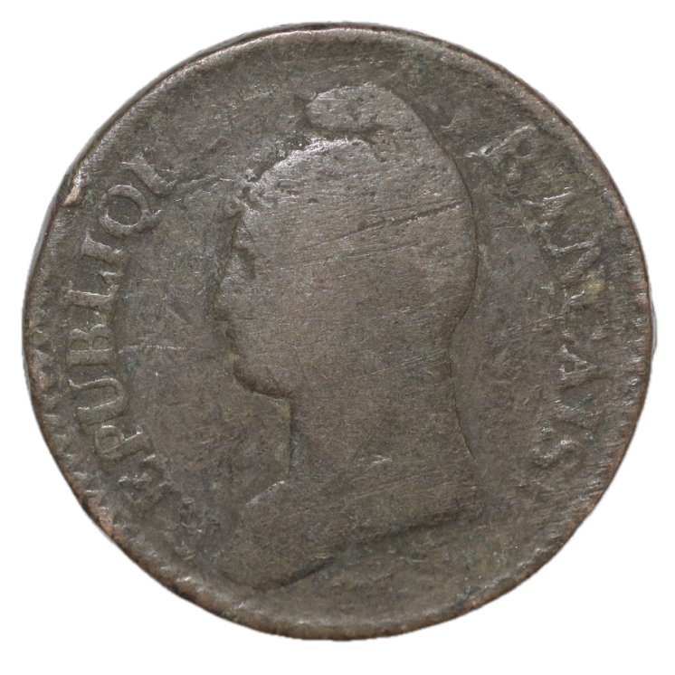 France - 1 Décime, Limoges