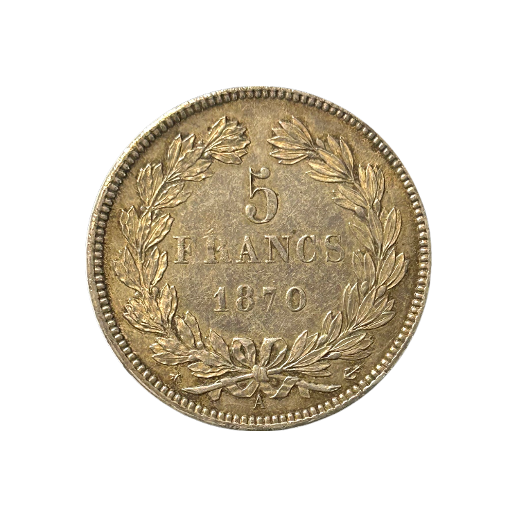 5 Francs 1870 A (Ancre)