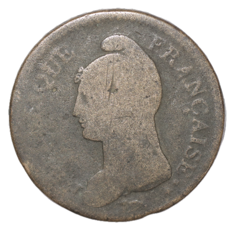 France - 1 Décime, AN 5, A (Paris)