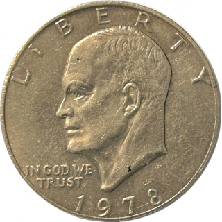 One Dollar 1978 Eisenhower