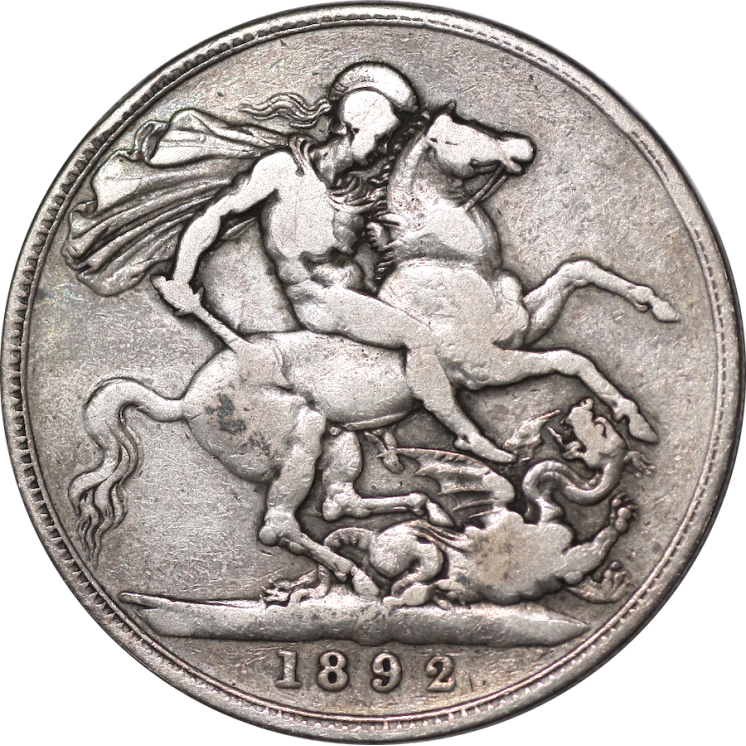 Grande-Bretagne - Victoria, Crown, 1892