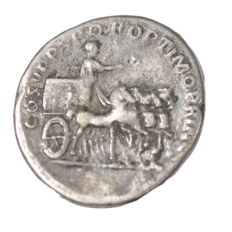 Rome - Trajan, 98-117, Denier (Quadrige)