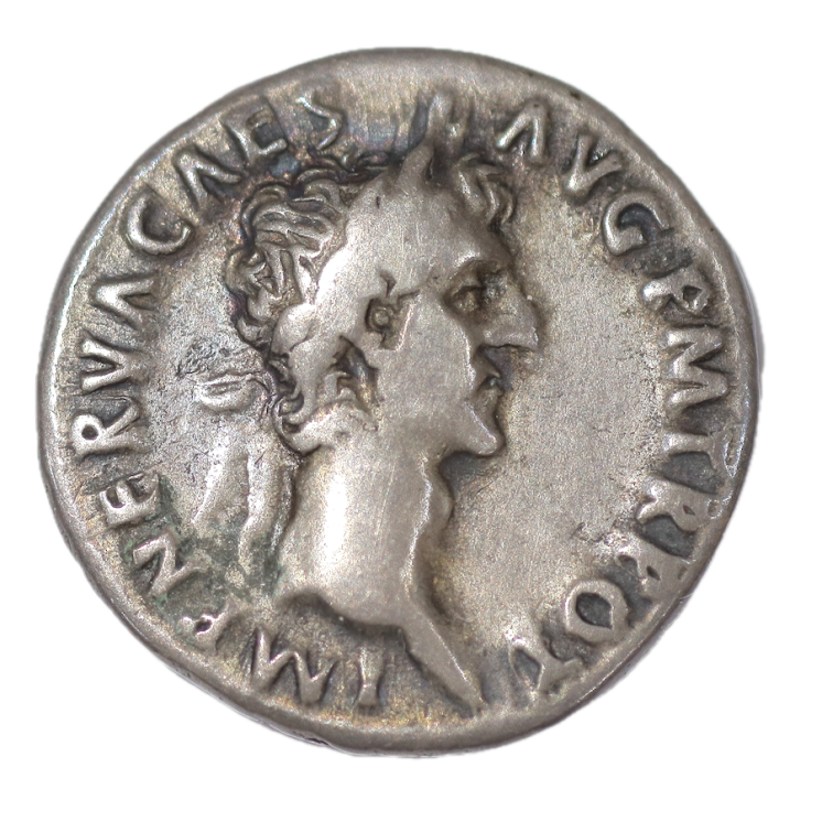 Rome - Nerva, 69-68, Denier (Sacrifice)