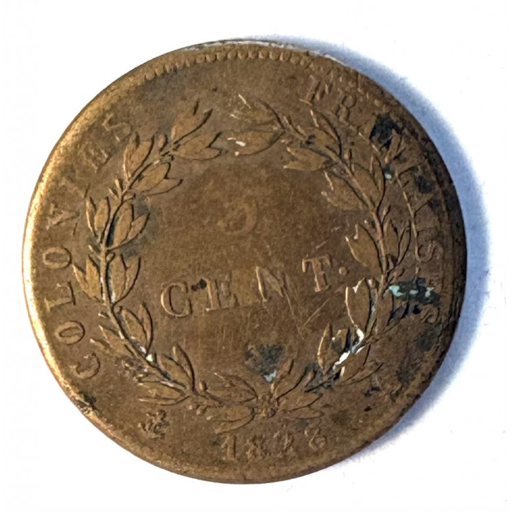 5 Cents Colonies Françaises Charles X 1828