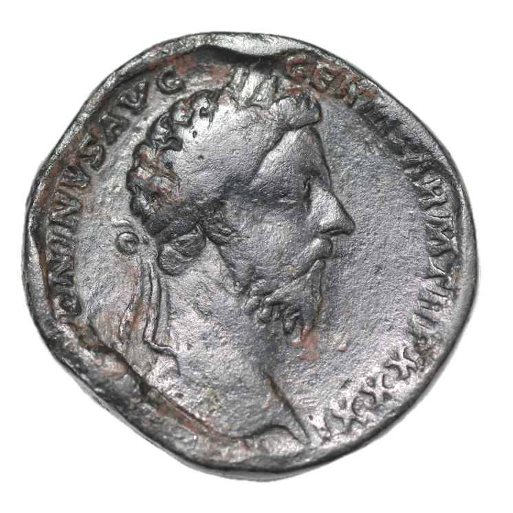 Rome - Marc-Aurèle, Sesterce, 161-180, Estrade