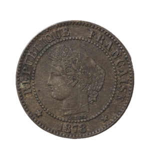 France - 2 centimes, Céres, 1878, A (Paris)