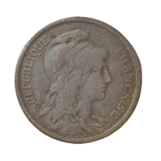 France - 1 centime, République, 1904