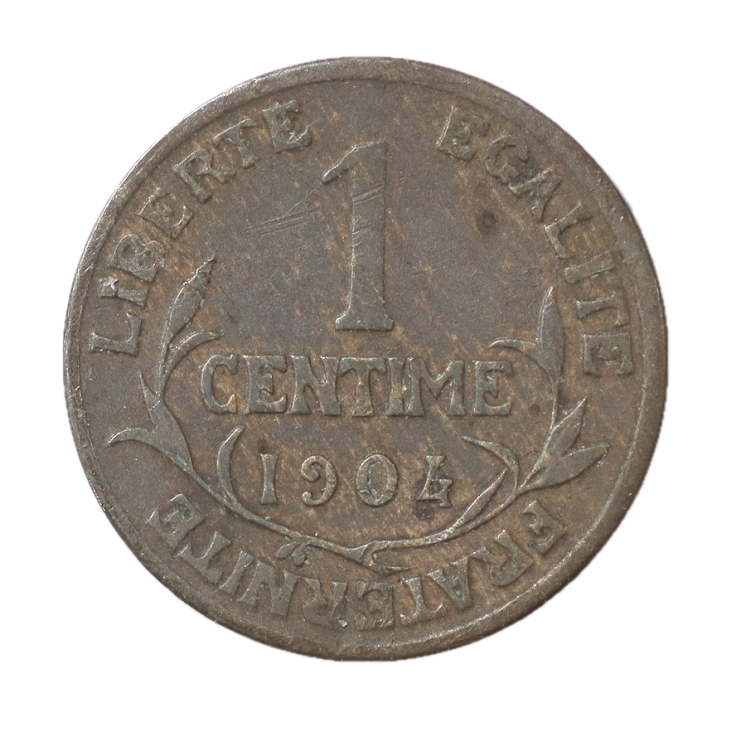 France - 1 centime, République, 1904