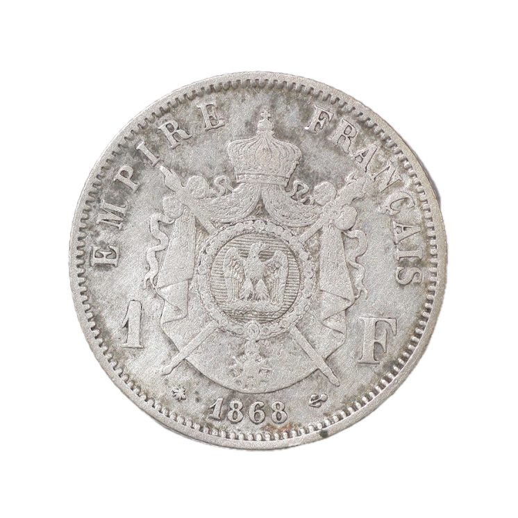 France - 2 Francs, Napoléon III, 1868, A (Paris)