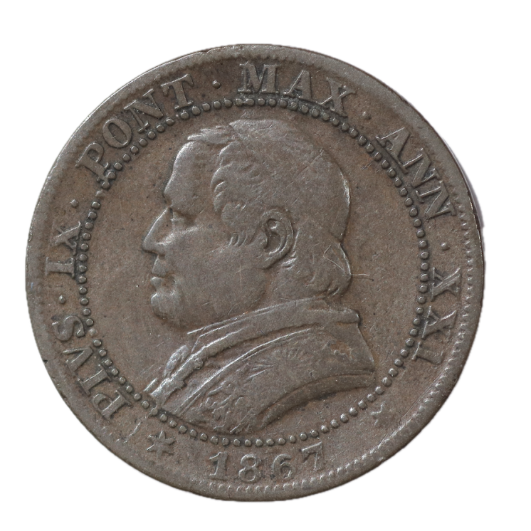 Vatican - Pie IX, 1 Soldo, 1867