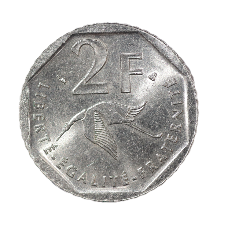 France - 2 Francs, Guynemer, 1997