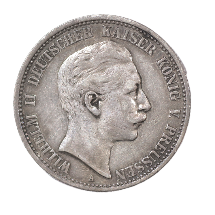 Allemagne - 2 Mark, Wilhelm II (1888-1918), 1903