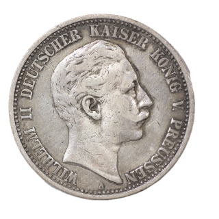 Allemagne - 2 Mark, Wilhelm II (1888-1918), 1902