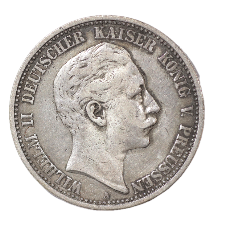 Allemagne - 2 Mark, Wilhelm II (1888-1918), 1902