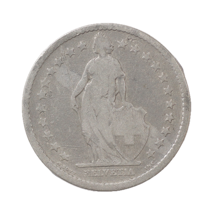 Suisse - 2 Francs argent, 1878