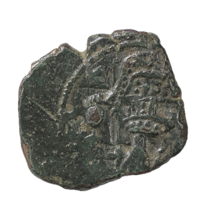 Byzance - Manuel Comnenus, 1/2 Tetarteron, Kreuz, Thessaolonique, Bronze