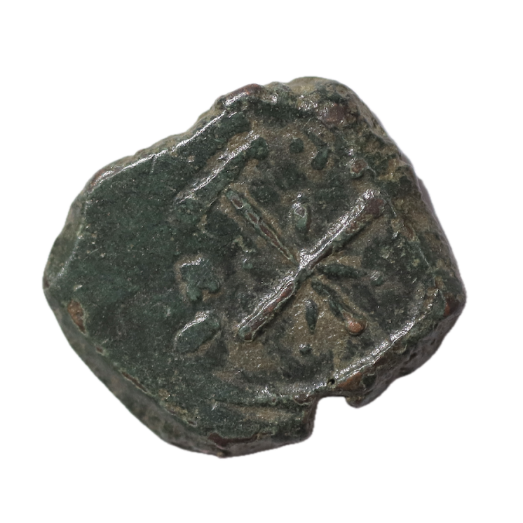 Byzance - Manuel Comnenus, 1/2 Tetarteron, Kreuz, Thessaolonique, Bronze