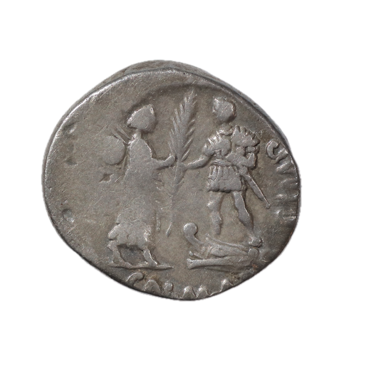 Rome - Pompé Le Jeune (46-45 av J.C.), Denier, Espagne et Bétique