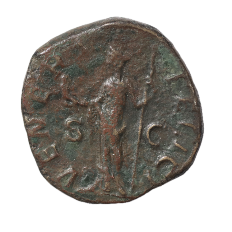 Rome - Julia Mamae, (235), Sesterce, Felicitas